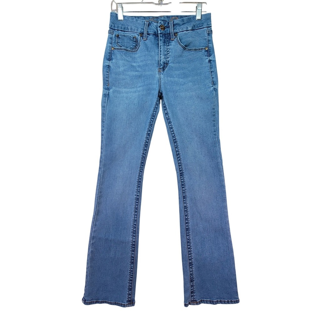 Seven7 Bootcut Jeans Women 28x31 (Tag Size 4)‎ Blue Stretch High Rise Pasadena